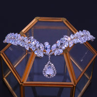 Bridal Crystal Head Chain - image 4