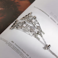 Star Rhinestone Chain Watch Band - image 3