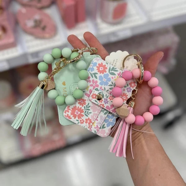 Mother's Day Beaded Wristlet Cardholder - image 5