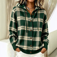 Women's Loose Hooded Sweater Cardigan - image 3