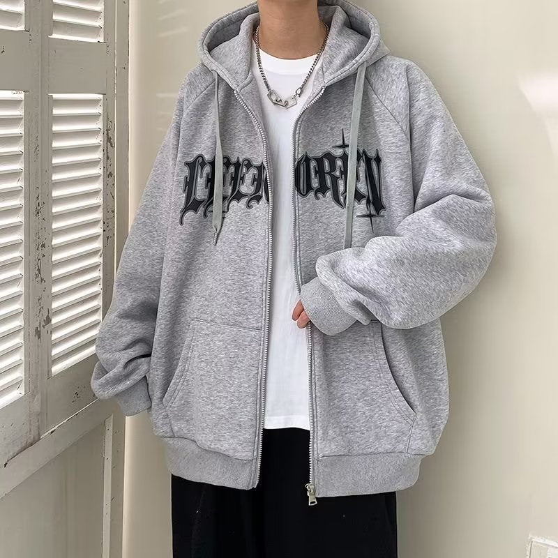 Hooded Knit Cardigan Jacket - image 2
