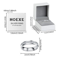 Silver Tone Rhinestone Ring - image 4