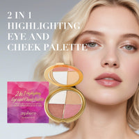 zephoco Highlighter Eyeshadow and Blush Palette, 8.8 g - image 2
