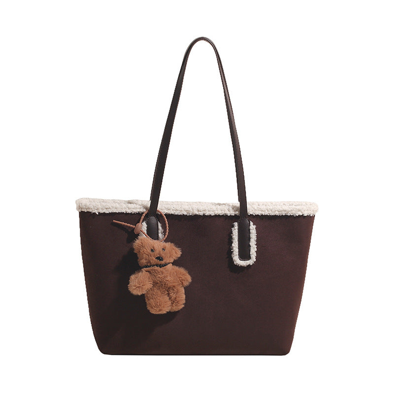 Fluffy Faux Fur Handbag - image 12