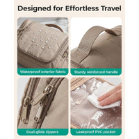 Travel Toiletry Bag For Women, Puffy Hanging Toiletry Bag With Hook - image 4