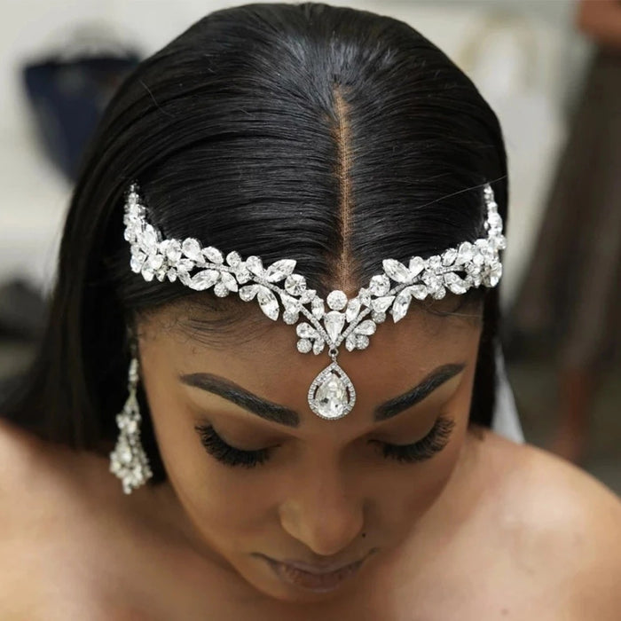 Bridal Crystal Head Chain