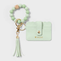 Mother's Day Beaded Wristlet Cardholder - image 1