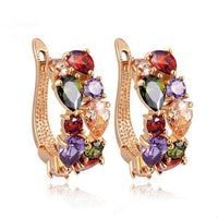 Crystal Zircon Ear Cuff Earrings - image 3