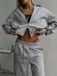Sports Lace Trousers Two-piece Set - image 6