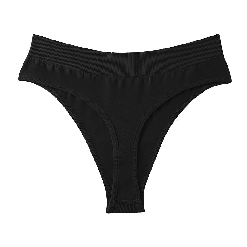 Seamless Wide Waistband Low Rise Briefs