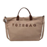 Corduroy Letter Print Tote Bag - image 5