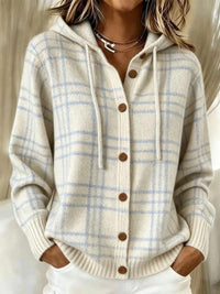 Women's Loose Hooded Sweater Cardigan - image 11