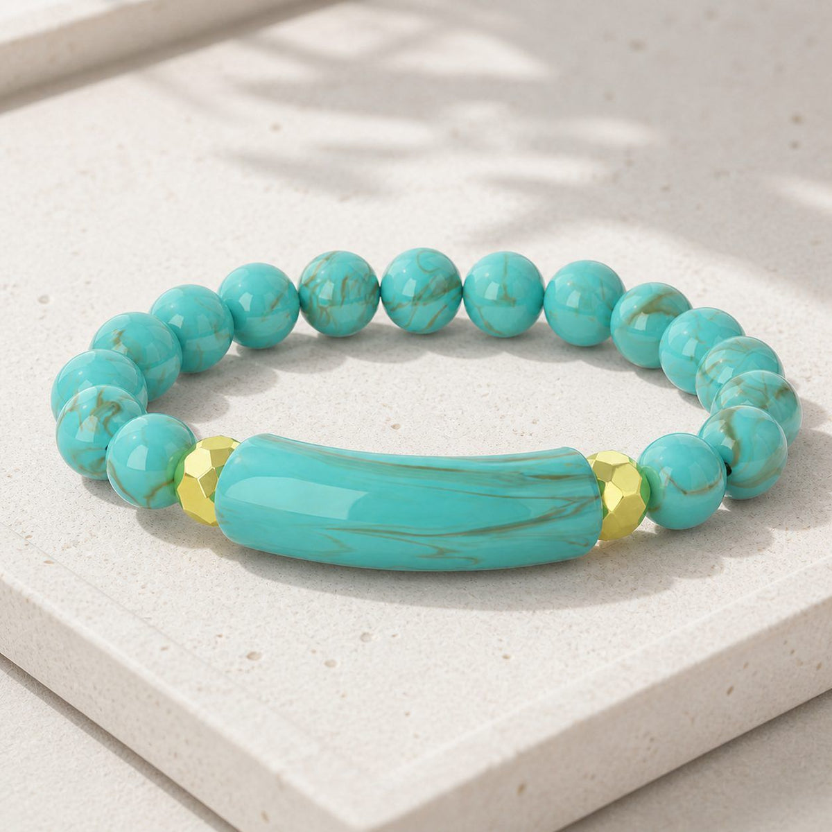 Green Chip Bead Bracelet - Classic - image 8