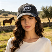 Gorra bordada Life Is Better With A Horse, estilo vaquero - image 1