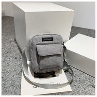 Corduroy Canvas Crossbody Bag - image 8