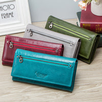 Women's Long Genuine Leather Clutch Wallet - image 2