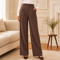 Women's Wide Leg Business Casual Trousers - image 11