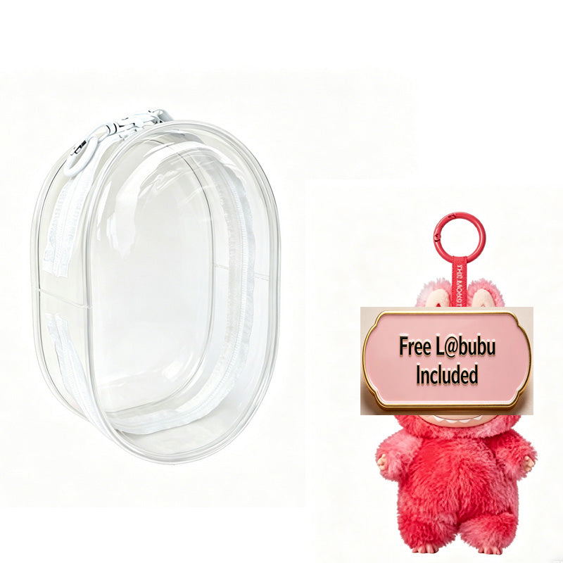 Doll Backpack,Mini Storage Case,PVC Dustproof Small Doll Bag For Mini Dolls Figures,labubu Doll Bag - image 10