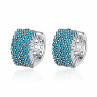 Gold Zircon Color Earrings - image 5