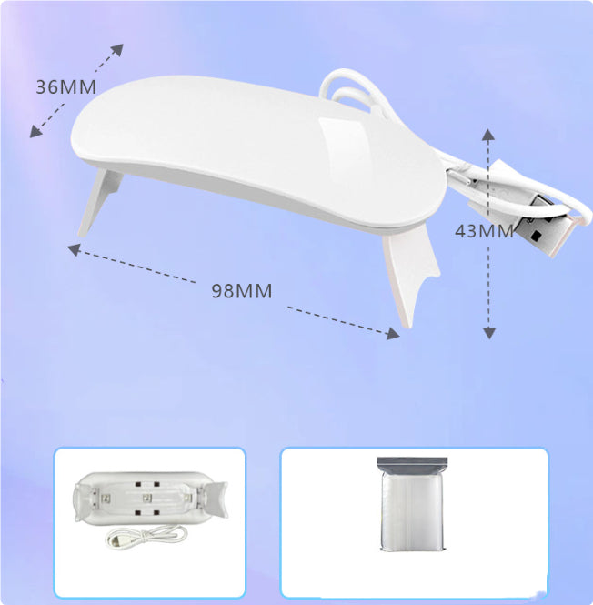 Portable USB LED Nail Lamp 6W