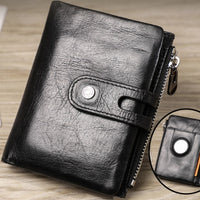 Genuine Leather RFID Wallet with Tracker Holder - image 1