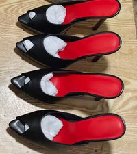 Pointed Toe Platform Stiletto Sandals - image 9