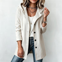 Women's Hooded Trench Coat - image 1