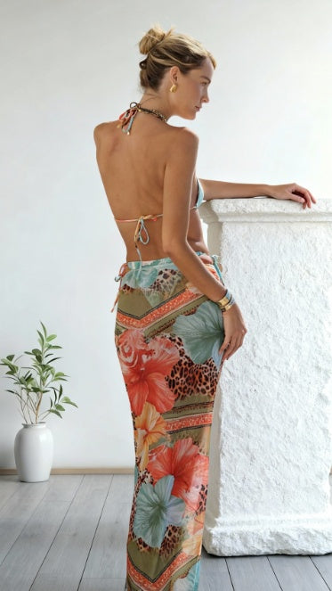 Women's 3-Piece Casual Swimsuit Set - Print - image 5