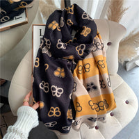 Double-sided Artificial Cashmere Scarf Thickened - image 4