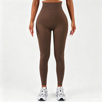Women's High Waisted Tummy Control Full Length Yoga Leggings - image 8