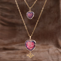 Moonstone Double Chain Pendant Necklace - image 6