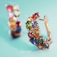 Crystal Zircon Ear Cuff Earrings - image 2