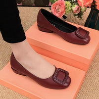Women's Soft Leather Non-Slip Loafers - image 5