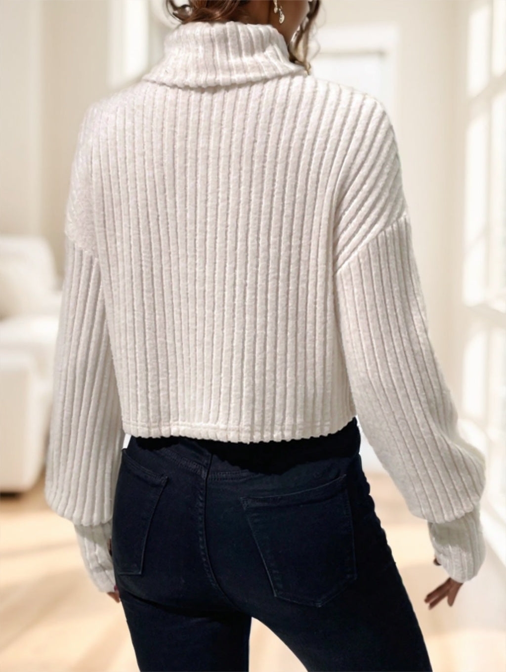 Essnce Turtleneck Drop Shoulder Tee - image 4