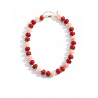 Acrylic Gradient Bead Clavicle Necklace - image 5