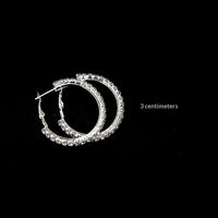 Rhinestone Stud Earrings - image 1