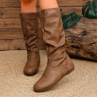 Women's Round Toe Riding Boots - image 6