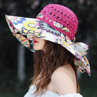 Green Straw Beach Sun Hat - image 10