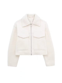 Classic Short Textured Coat - image 11