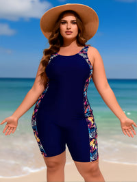 Navy Tankini with Swim Shorts - image 1