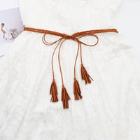 Women's Thin Braided Knot Belt - image 4