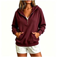 Corduroy Hooded Zip-Up Sweatshirt - image 1