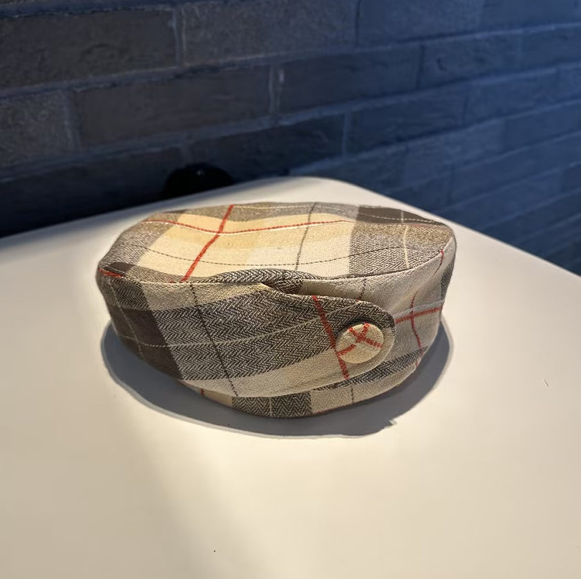Versatile Dome Hat And Retro Checkered Painter Hat - image 6