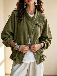Women's Loose Casual Jacket - image 6