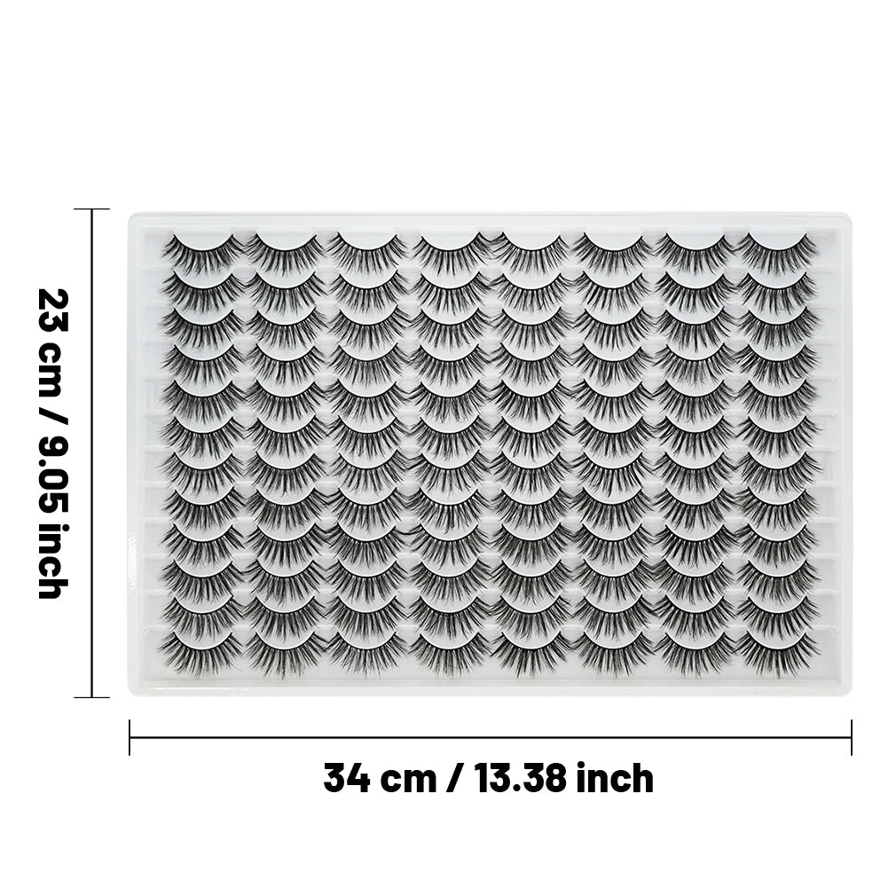 3D Faux Mink False Eyelashes - Style 02 - image 4