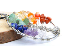 Tree of Life Pendant Necklace with Natural Gemstone Crystals - image 3
