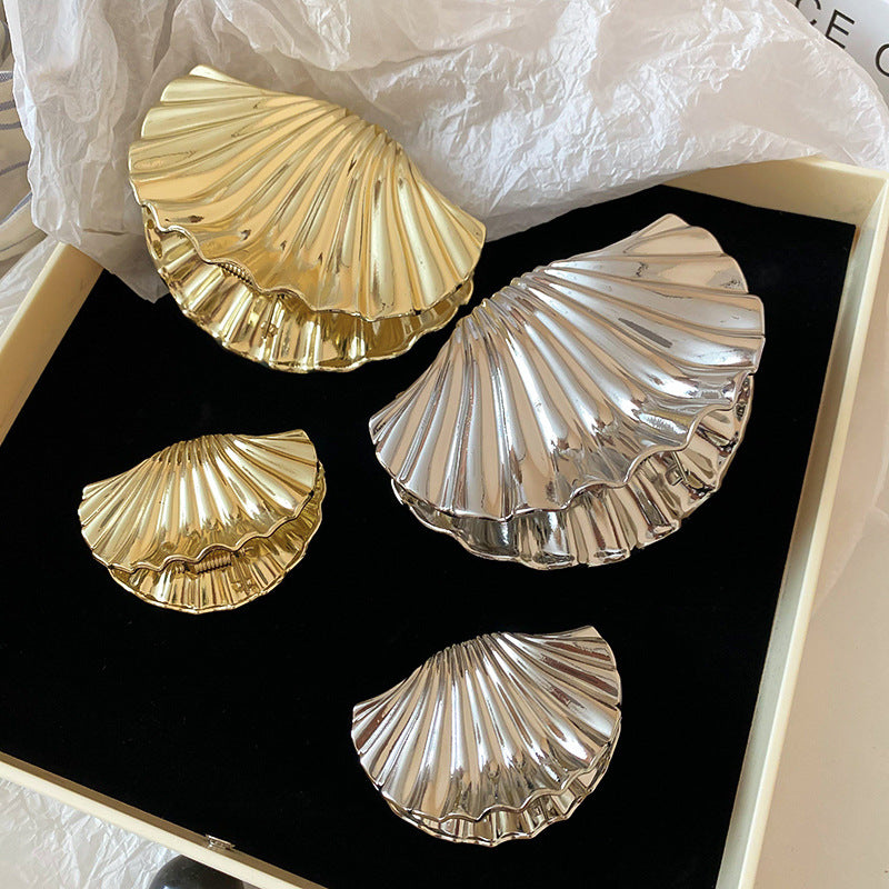 Gold & Silver Shell Claw Clip - image 1