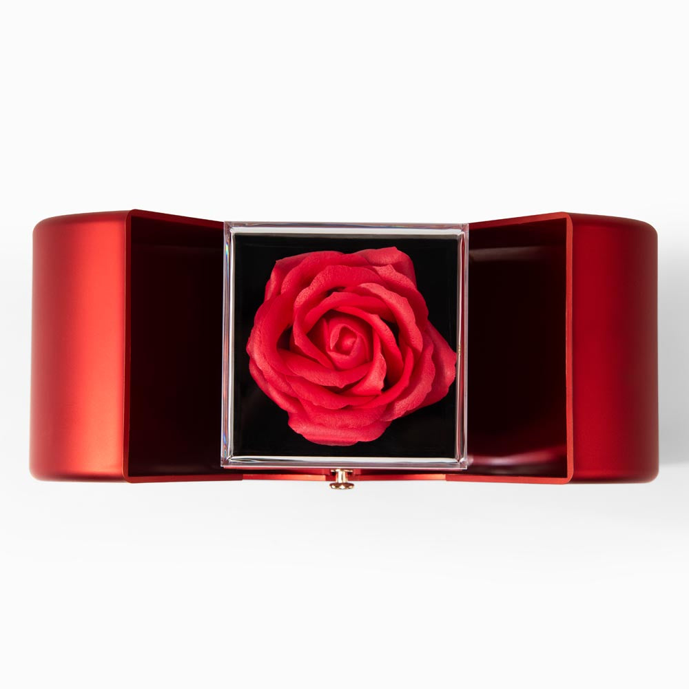 Forever Love Necklace – Eternal Rose Heart Gift Box - image 3