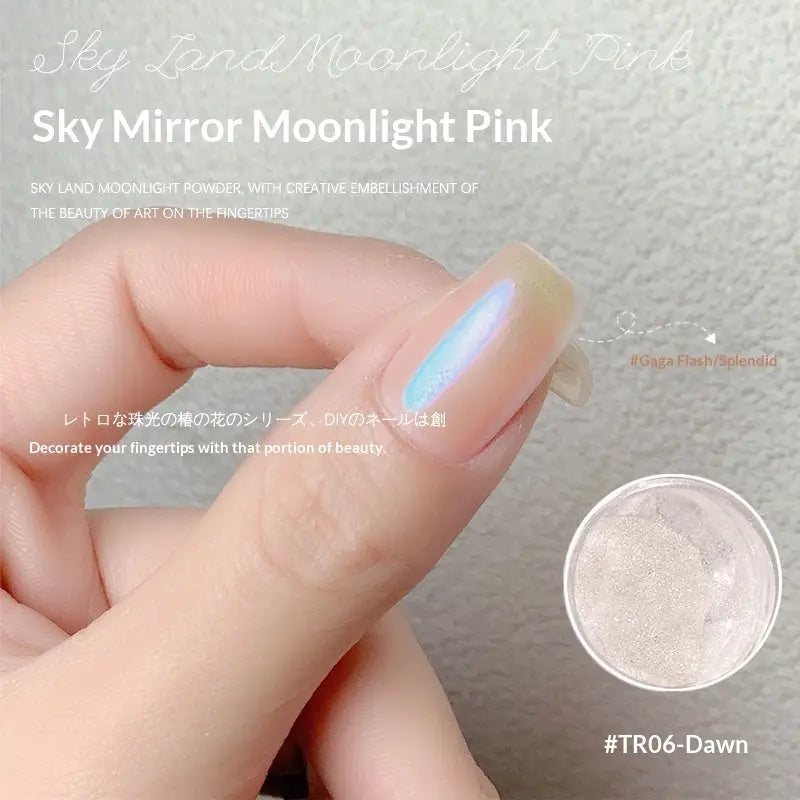 Polvo para uñas efecto espejo Moonlight - image 2