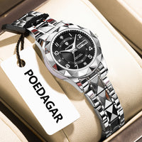 Women's Waterproof Luminous Dual Calendar Watch - image 1